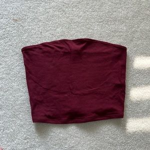 Garage Maroon tube Top